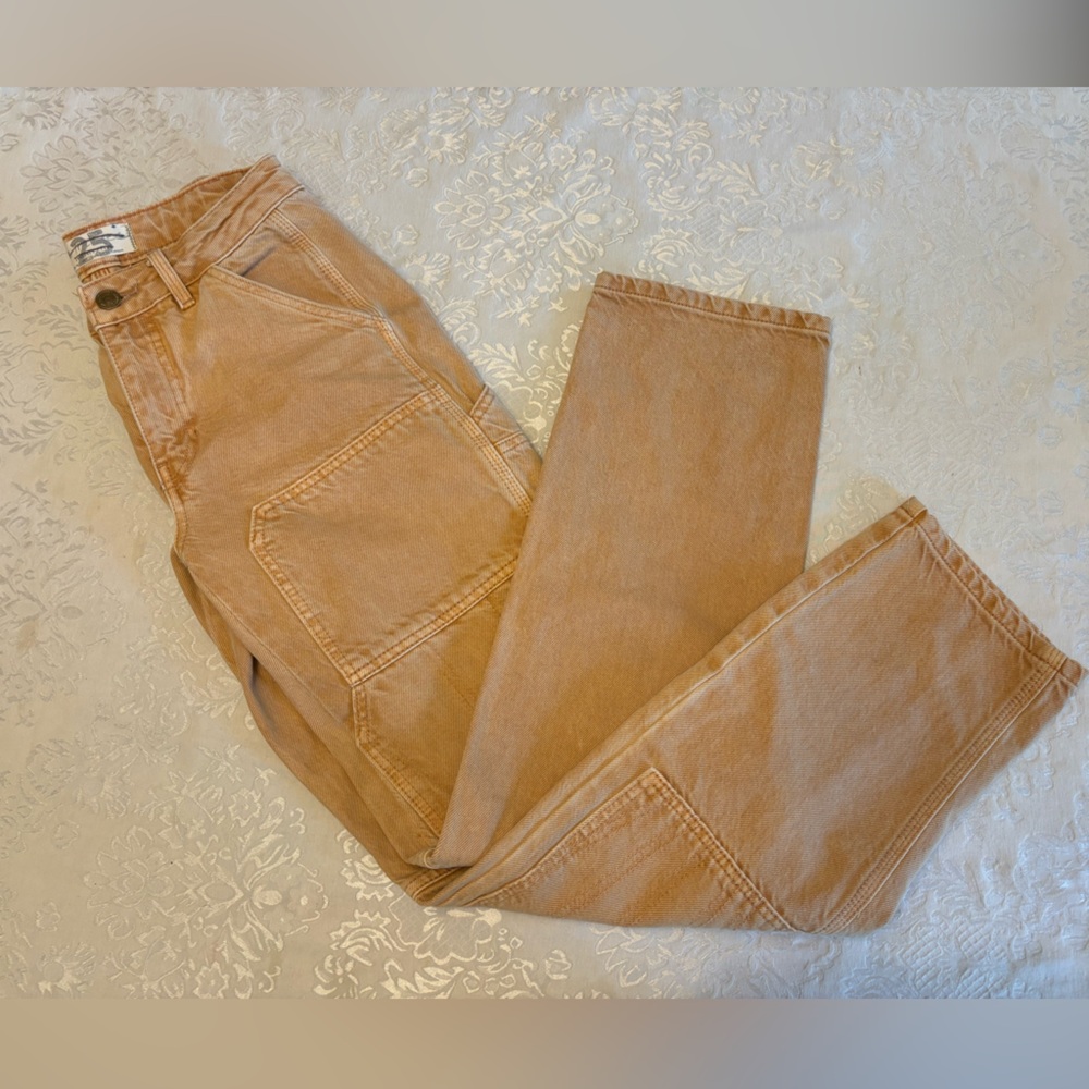 Free People Dover High Rise Carpenter Jeans - Picture 4 of 10